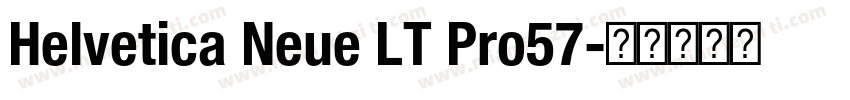 Helvetica Neue LT Pro57字体转换